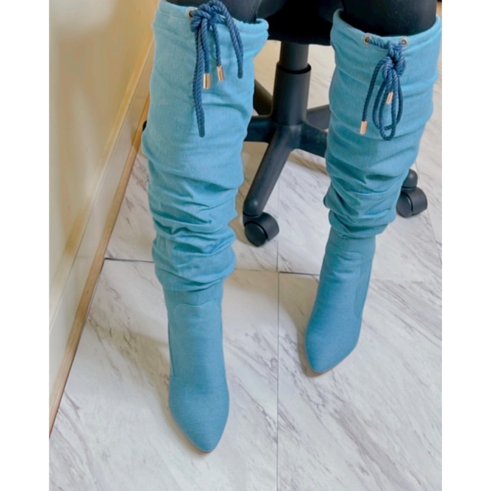 Luxe Denim Boot